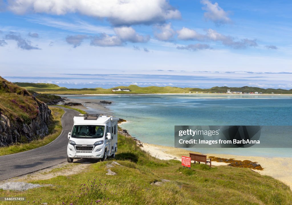On Tour with a Camper Van - Parked with an Ocean View