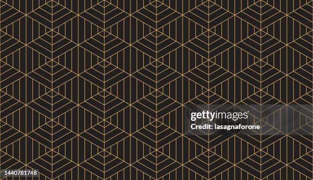 seamless geometric vector pattern - twisted together stock illustrations