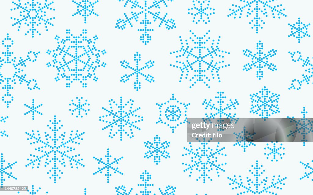 Seamless Winter Snow Abstract Background