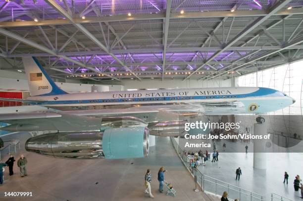 Inside the Air Force One Pavilion at the Ronald Reagan Presidential Library and Museum, Simi Valley, CA