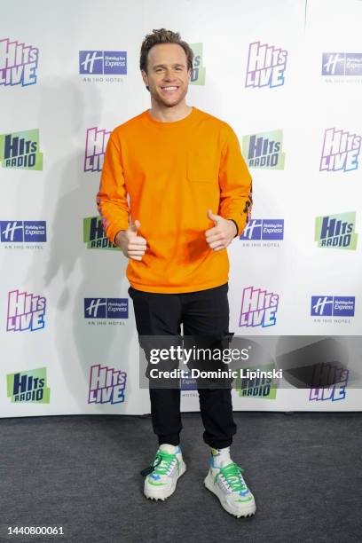 Olly Murs attends HITS Radio Live Manchester at AO Arena on November 11, 2022 in Manchester, England.