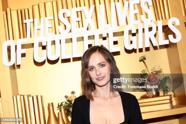 Pauline Chalamet attends HBO Max & Phenomenal Media Celebrate "Sex Lives Of College Girls" Season 2 on November 10, 2022 in Los Angeles, California.