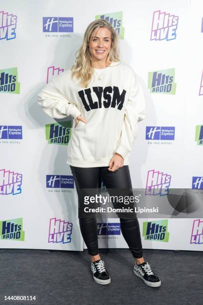 Gemma Atkinson attends HITS Radio Live Manchester at AO Arena on November 11, 2022 in Manchester, England.