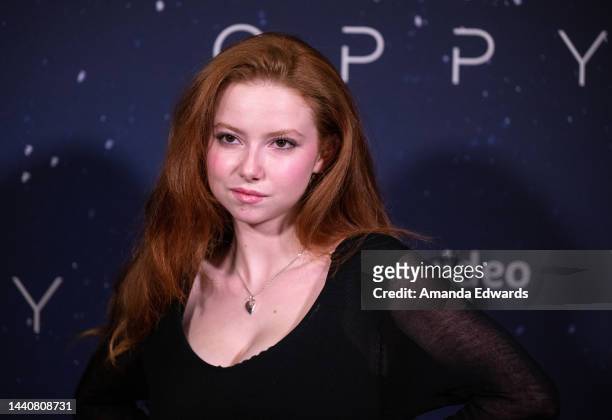 Actress Francesca Capaldi attends the Los Angeles Special Screening of Prime Video's "Good Night Oppy" at the Culver Theater on November 10, 2022 in...