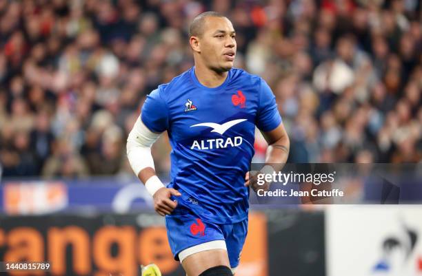 Gael Fickou of France during the 2022 Autumn International test match between France and Australia at Stade de France on November 5, 2022 in...