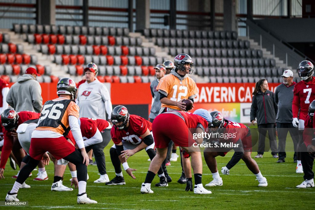 Tampa Bay Buccaneers Training Session And Press Conference