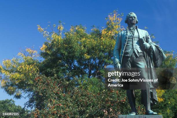 Statue of Alexander Hamilton in Paterson, New Jersey