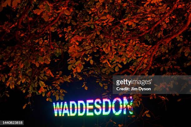 Waddesdon Manor launches its Christmas Fair and Winter Light trail, on November 11, 2022 in Aylesbury, England. The Christmas festival at Waddesdon,...