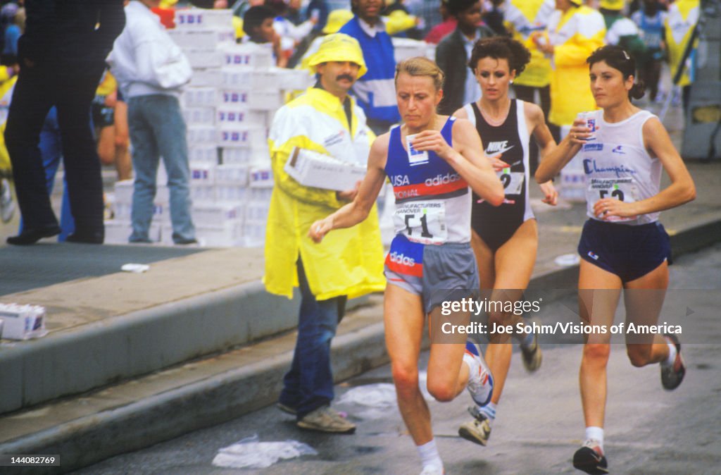 Marathon winner Grete Waitz, NY City