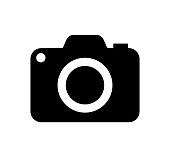 world photography day, photo album icon, photography camera black icon, photo book, take a pic button, simple flat vector symbol