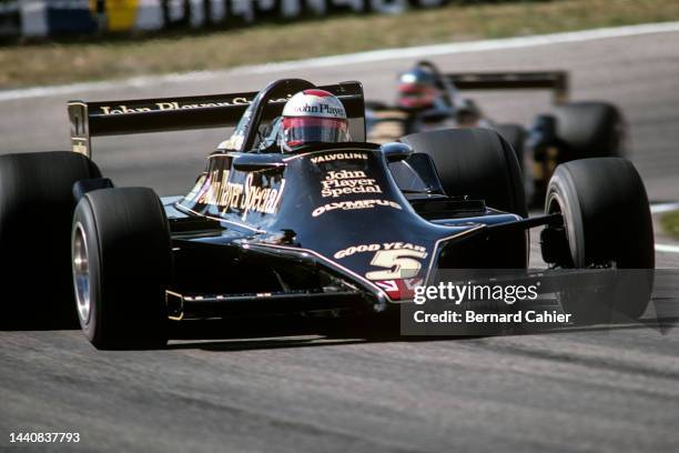 Mario Andretti, Lotus-Ford 79, Grand Prix of the Netherlands, Circuit Park Zandvoort, 27 August 1978.