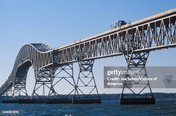 The bridge over Chesapeake Bay, Lucius J, Kellam, Jr, Bridge-Tunnel, Virginia