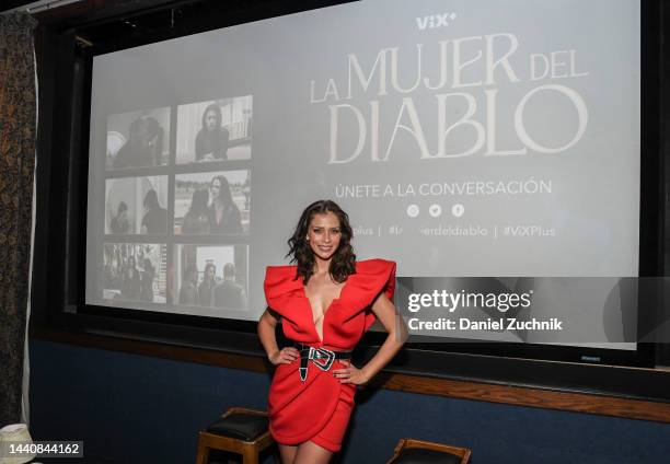 Actress Carolina Miranda attends the screening of "La Mujer Del Diablo 2" on November 11, 2022 in New York City.