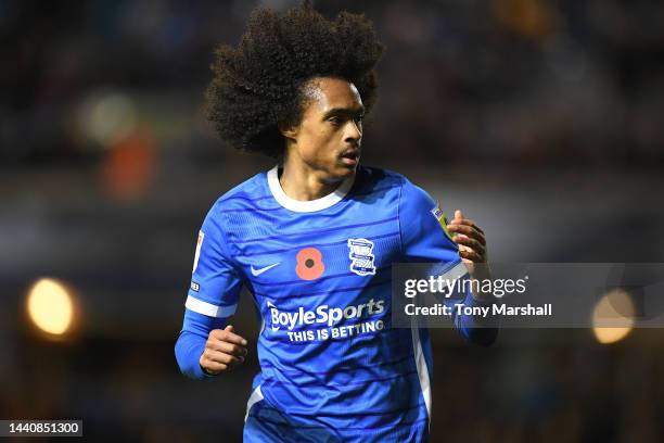 Tahith Chong of Birmingham City during the Sky Bet Championship between Birmingham City and Sunderland at St Andrews on November 11, 2022 in...