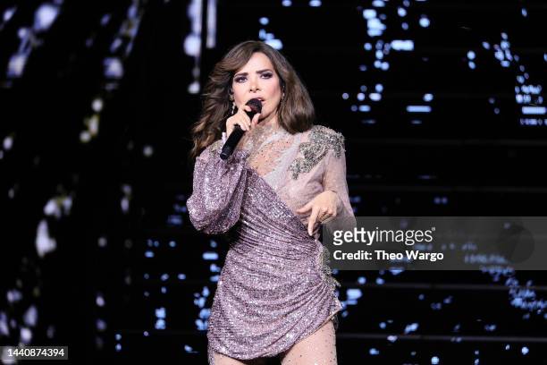 Gloria Trevi performs at Hulu Theater at Madison Square Garden on November 11, 2022 in New York City.