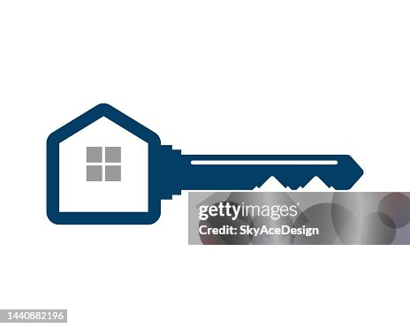 House Rectangle Key Key Shape With House Shape High-Res Vector Graphic - Getty Images