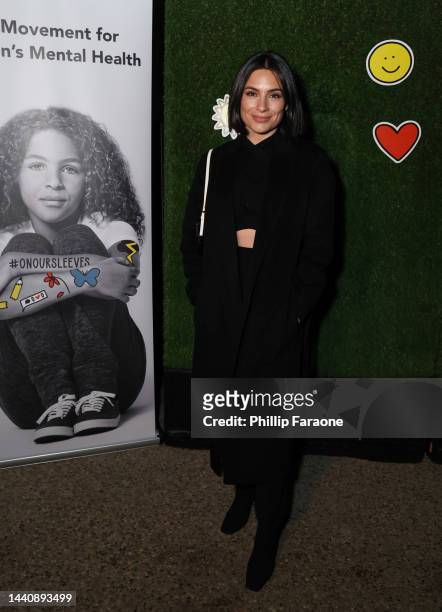 Ana Brenda Contreras attends On Our Sleeves, The National Movement for Children's Mental Health hosts a 'Cheers To Kindness' on November 11, 2022 in...