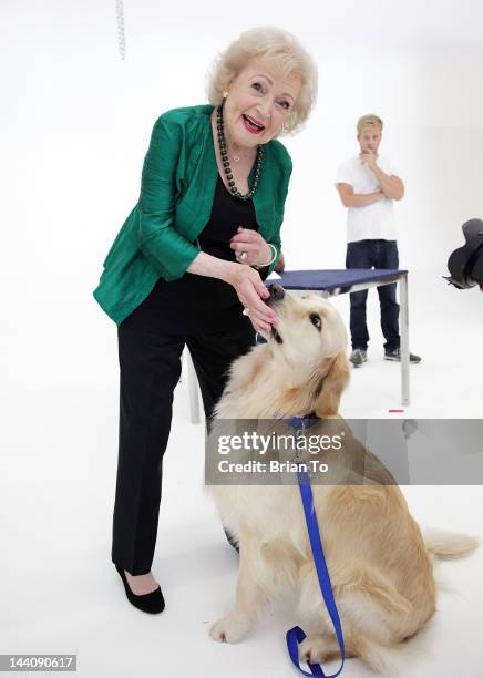 Betty White attends Betty White fashion shoot for The Lifeline Program at Smashbox Bigbox on May 9, 2012 in Culver City, California.