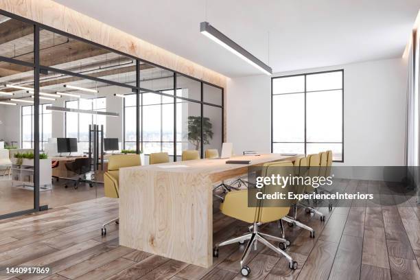 modern meeting room interior - built space stock pictures, royalty-free photos & images