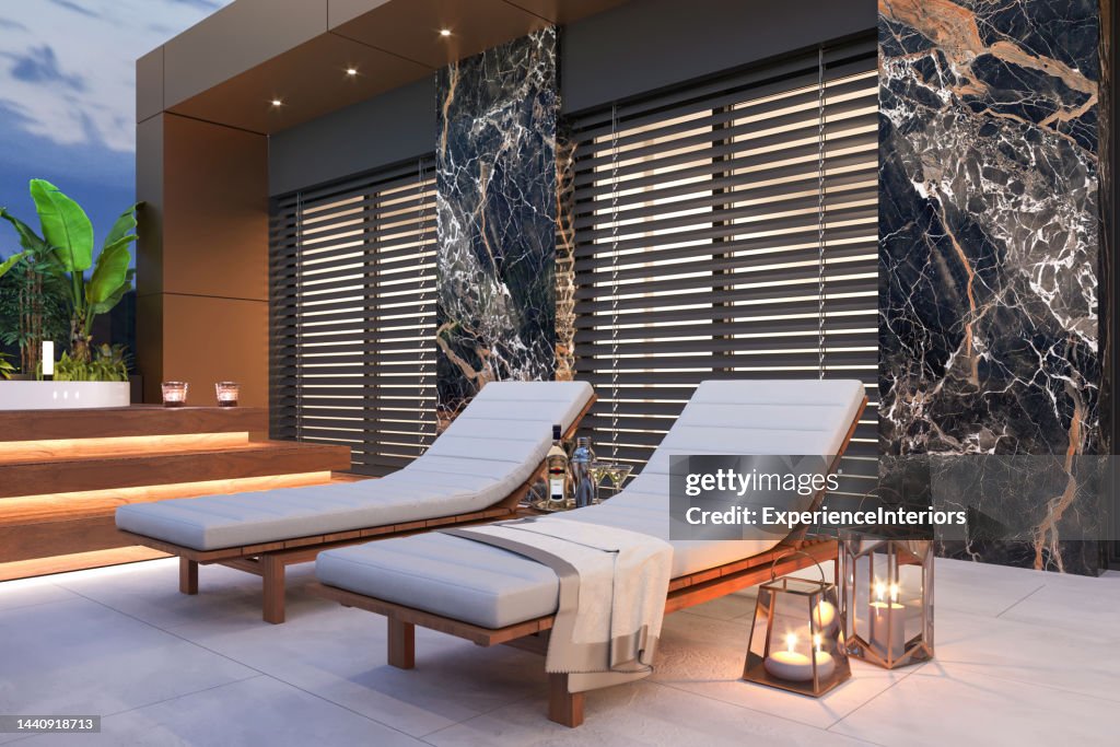 Luxus-Apartment Terrasse