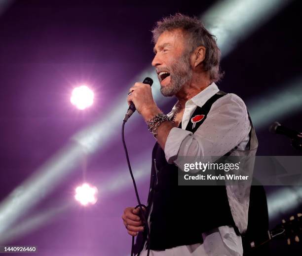 Paul Rodgers performs onstage at "Rock The Plaza" benefit to save the Plaza Theatre on November 11, 2022 in Palm Springs, California.