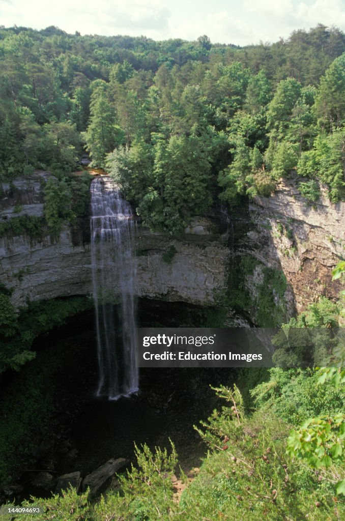 Tennessee, Fall Creek State Park, Fall Creek Falls, Highest Waterfall East Of The Rockies, 256' Drop.
