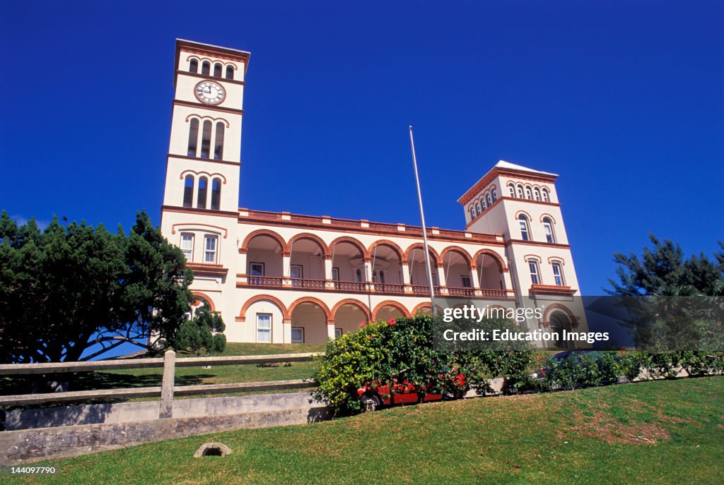 Bermuda, Hamilton, Parliament Building.