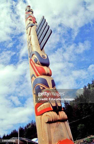 Canada, British Columbia, Queen Charlotte Islands, Haida Wwaay, Warner Moody'S Pole .