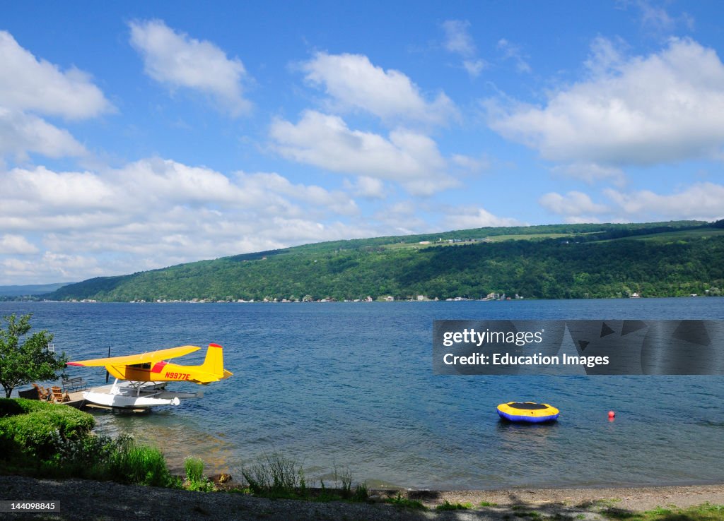 Seaplane On Lake Keuka, New York.