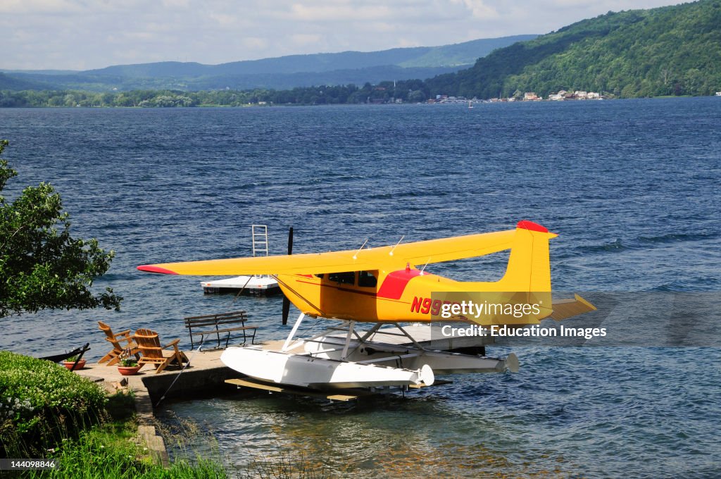 Seaplane On Lake Keuka, New York.