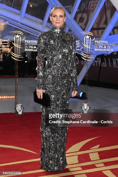 Diane Kruger attends the Tribute to James Gray during the 19th Marrakech International Film Festival - Day Two on November 12, 2022 in Marrakech,...