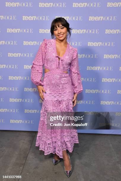 Xochitl Gomez attends Teen Vogue Summit 2022 at Goya Studios on November 12, 2022 in Los Angeles, California.