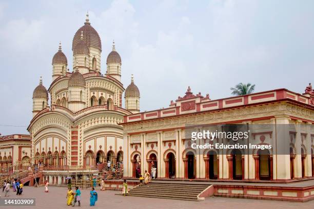 Dakshineshwar Kali Temple, Ramkrishana Parmhans Lived Here As Priest, Calcutta Kolkata, West Bengal, India.