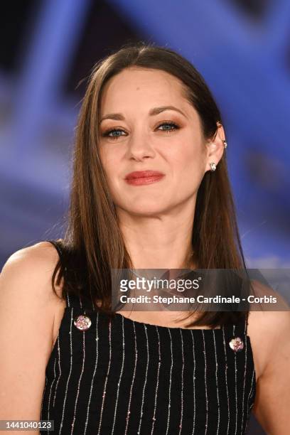 Marion Cotillard attends the Tribute to James Gray during the 19th Marrakech International Film Festival - Day Two on November 12, 2022 in Marrakech,...