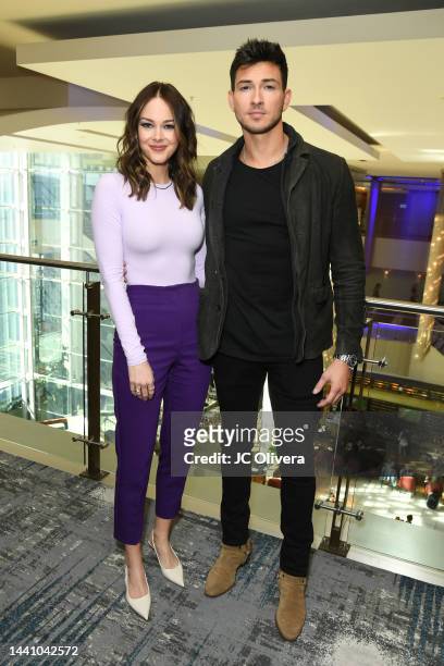 Abigail Klein and Robert Scott Wilson attend Peacock hosts "Days Of Our Lives" Fan Event at XBOX Plaza on November 12, 2022 in Los Angeles,...
