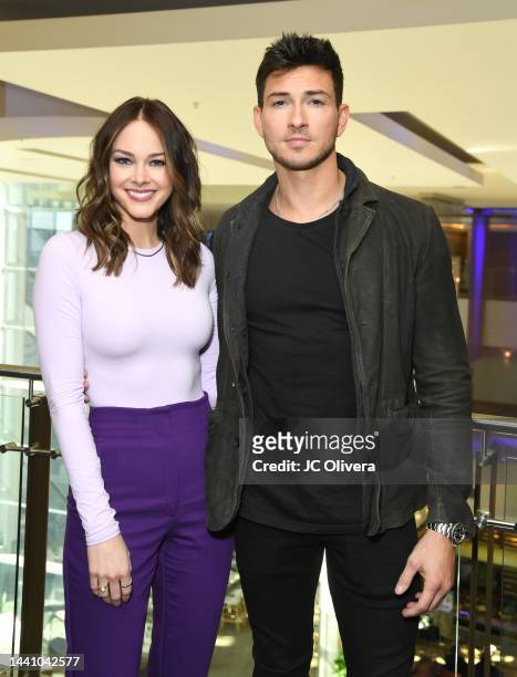 Abigail Klein and Robert Scott Wilson attend Peacock hosts "Days Of Our Lives" Fan Event at XBOX Plaza on November 12, 2022 in Los Angeles,...