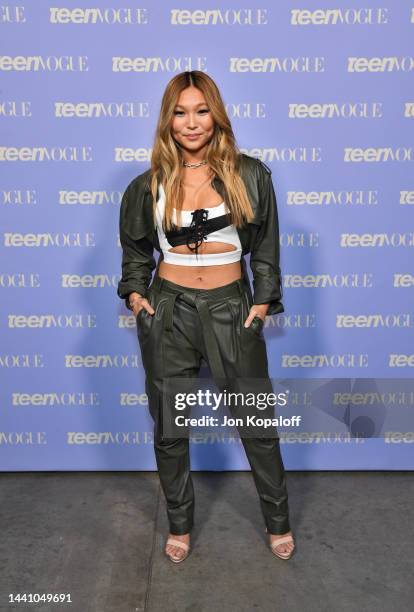 Chloe Kim attends Teen Vogue Summit 2022 at Goya Studios on November 12, 2022 in Los Angeles, California.