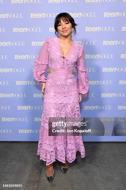 Xochitl Gomez attends Teen Vogue Summit 2022 at Goya Studios on November 12, 2022 in Los Angeles, California.