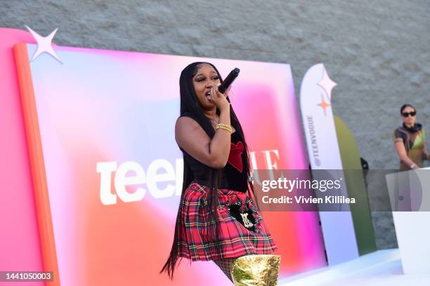 Baby Tate performs onstage at Teen Vogue Summit 2022 at Goya Studios on November 12, 2022 in Los Angeles, California.