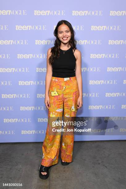 Malia Pyles attends Teen Vogue Summit 2022 at Goya Studios on November 12, 2022 in Los Angeles, California.
