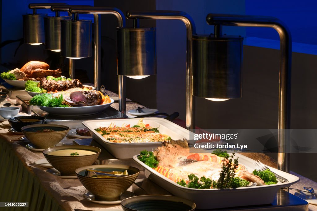 Christmas buffet dinner