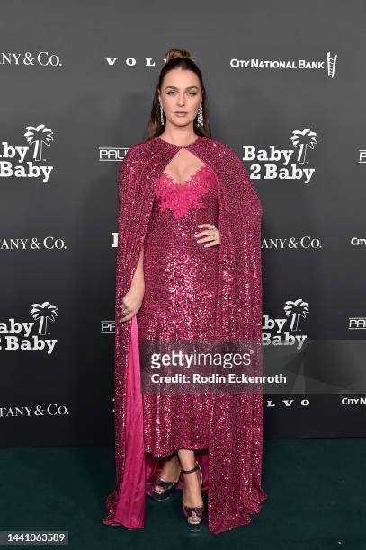 Camilla Luddington attends the 2022 Baby2Baby Gala presented by Paul Mitchell at Pacific Design Center on November 12, 2022 in West Hollywood,...