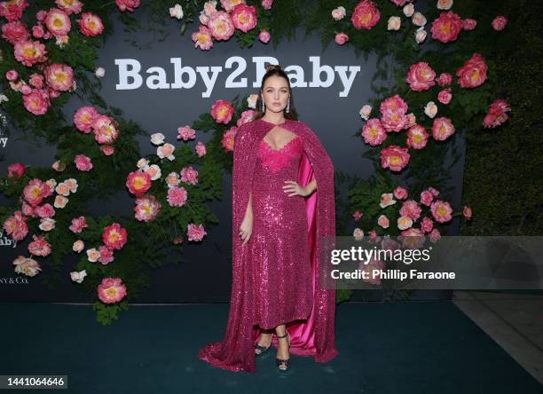 Camilla Luddington attends the 2022 Baby2Baby Gala presented by Paul Mitchell at Pacific Design Center on November 12, 2022 in West Hollywood,...