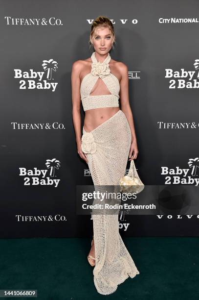 Elsa Hosk attends the 2022 Baby2Baby Gala presented by Paul Mitchell at Pacific Design Center on November 12, 2022 in West Hollywood, California.