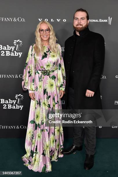 Eloise DeJoria and John Anthony DeJoria attend the 2022 Baby2Baby Gala presented by Paul Mitchell at Pacific Design Center on November 12, 2022 in...