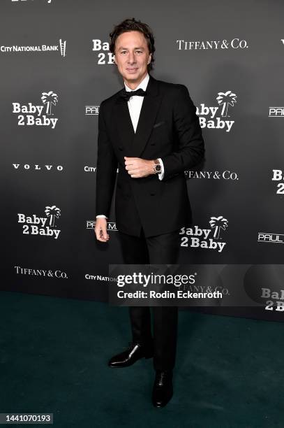 Zach Braff attends the 2022 Baby2Baby Gala presented by Paul Mitchell at Pacific Design Center on November 12, 2022 in West Hollywood, California.