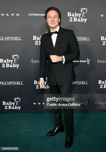 Zach Braff attends the 2022 Baby2Baby Gala presented by Paul Mitchell at Pacific Design Center on November 12, 2022 in West Hollywood, California.