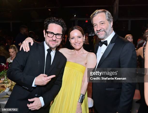 Abrams, Leslie Mann and Judd Apatow attend the 2022 Baby2Baby Gala presented by Paul Mitchell at Pacific Design Center on November 12, 2022 in West...