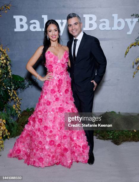 Jessica Alba and Cash Warren attend the 2022 Baby2Baby Gala presented by Paul Mitchell at Pacific Design Center on November 12, 2022 in West...