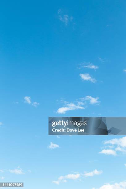 cloudy sky landscape - blue ストックフォトと画像